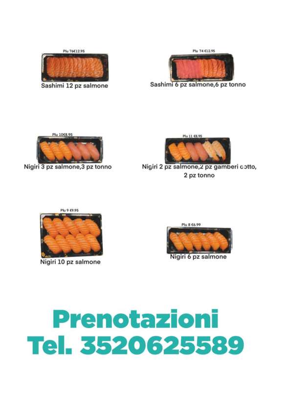 Menù Sushi